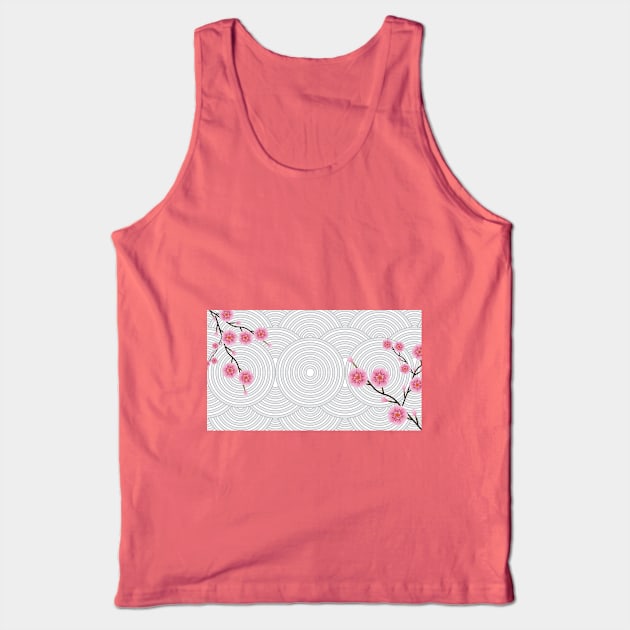 Sakura Cherry blos som Tank Top by SQartsSection